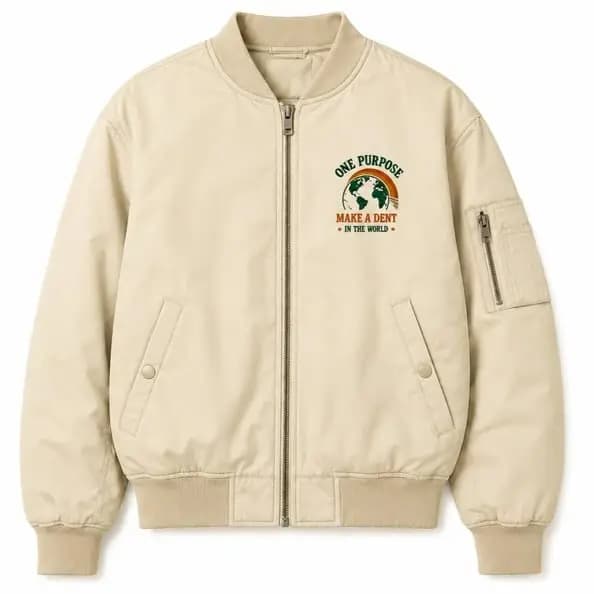 1Purpose Graphic Bomber Jacket