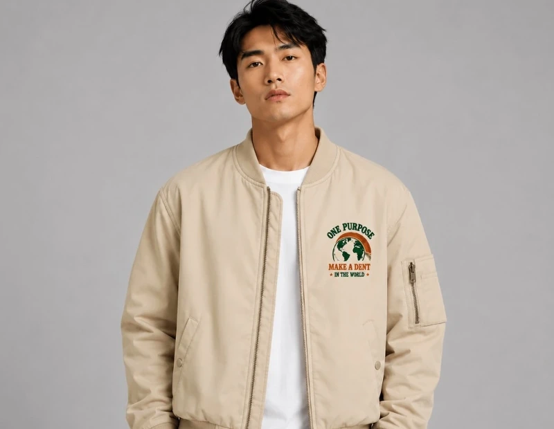 1Purpose Graphic Bomber Jacket