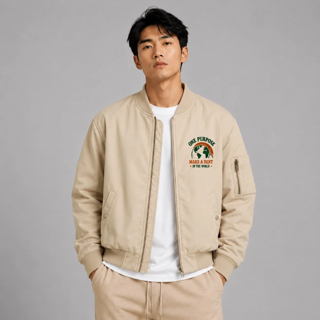 1Purpose Graphic Bomber Jacket